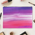 Abstract In Pink & Purple Cosmetic Bag (XL)