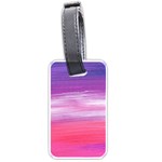 Abstract In Pink & Purple Luggage Tag (One Side)