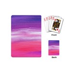 Abstract In Pink & Purple Playing Cards (Mini)