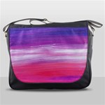 Abstract In Pink & Purple Messenger Bag