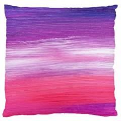 Abstract In Pink & Purple Large Cushion Case (Two Sided)  from ArtsNow.com Front