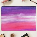 Abstract In Pink & Purple Cosmetic Bag (XXXL)