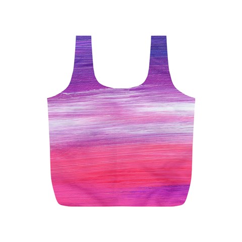 Abstract In Pink & Purple Reusable Bag (S) from ArtsNow.com Front