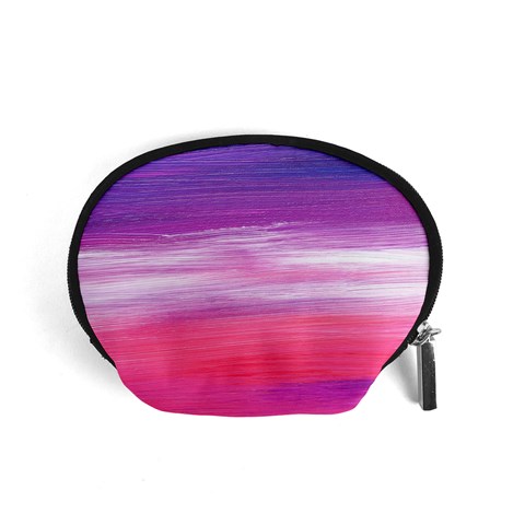 Abstract In Pink & Purple Accessories Pouch (Small) from ArtsNow.com Front