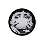 FORNASETTI 4 PIECE COASTER SET Rubber Round Coaster (4 pack)