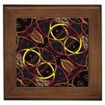 Luxury Futuristic Ornament Framed Ceramic Tile
