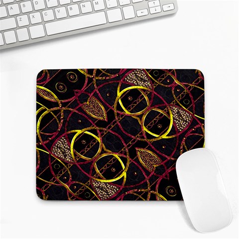 Luxury Futuristic Ornament Small Mouse Pad (Rectangle) from ArtsNow.com Front
