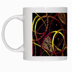 Luxury Futuristic Ornament White Coffee Mug from ArtsNow.com Left