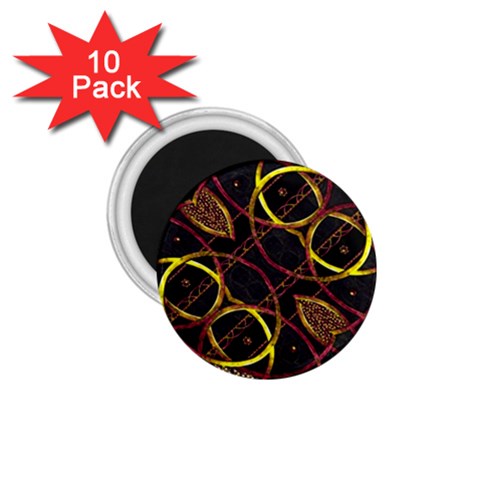 Luxury Futuristic Ornament 1.75  Button Magnet (10 pack) from ArtsNow.com Front