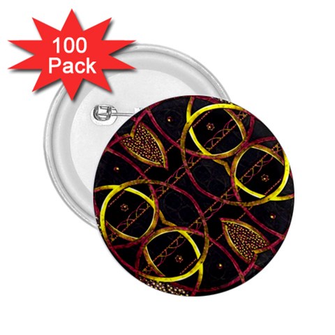 Luxury Futuristic Ornament 2.25  Button (100 pack) from ArtsNow.com Front