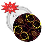 Luxury Futuristic Ornament 2.25  Button (100 pack)