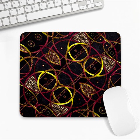 Luxury Futuristic Ornament Large Mouse Pad (Rectangle) from ArtsNow.com Front