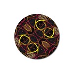 Luxury Futuristic Ornament Magnet 3  (Round)