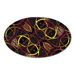 Luxury Futuristic Ornament Magnet (Oval)