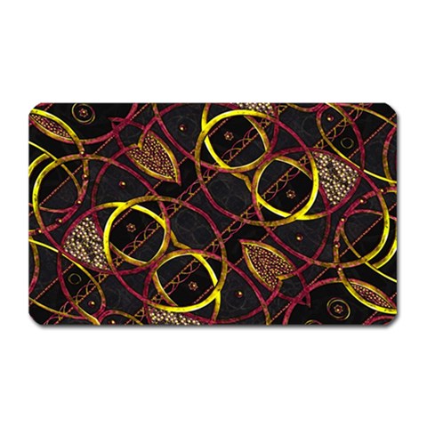 Luxury Futuristic Ornament Magnet (Rectangular) from ArtsNow.com Front