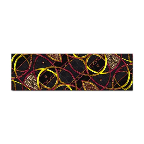 Luxury Futuristic Ornament Bumper Sticker 10 Pack from ArtsNow.com Front