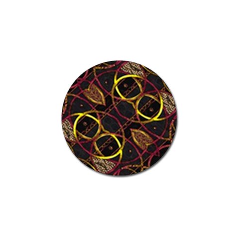 Luxury Futuristic Ornament Golf Ball Marker 4 Pack from ArtsNow.com Front