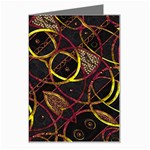 Luxury Futuristic Ornament Greeting Card