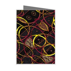 Luxury Futuristic Ornament Mini Greeting Card from ArtsNow.com Right