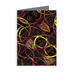 Luxury Futuristic Ornament Mini Greeting Card (8 Pack) from ArtsNow.com Right