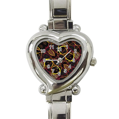 Luxury Futuristic Ornament Heart Italian Charm Watch  from ArtsNow.com Front