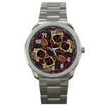 Luxury Futuristic Ornament Sport Metal Watch