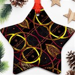 Luxury Futuristic Ornament Star Ornament (Two Sides)