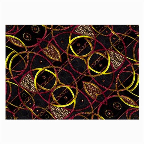 Luxury Futuristic Ornament Glasses Cloth (Large) from ArtsNow.com Front
