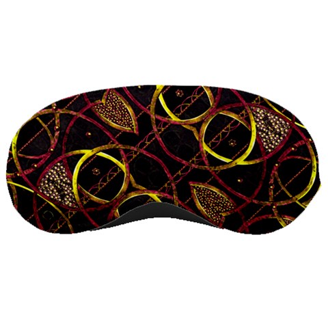 Luxury Futuristic Ornament Sleeping Mask from ArtsNow.com Front