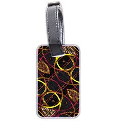 Luxury Futuristic Ornament Luggage Tag (Two Sides) from ArtsNow.com Front