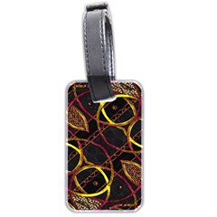 Luxury Futuristic Ornament Luggage Tag (Two Sides) from ArtsNow.com Back