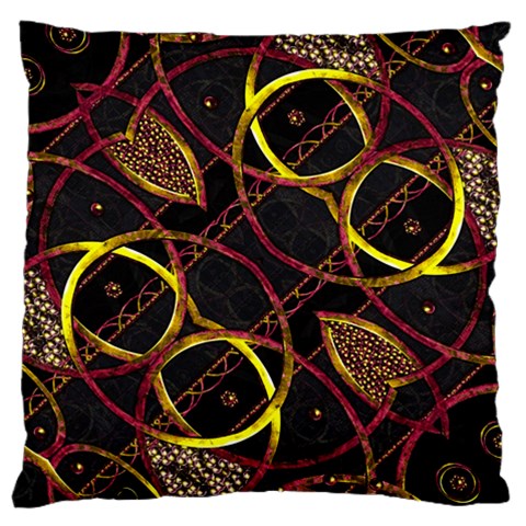 Luxury Futuristic Ornament Large Cushion Case (Two Sided)  from ArtsNow.com Front