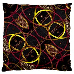 Luxury Futuristic Ornament Large Cushion Case (Two Sided)  from ArtsNow.com Back