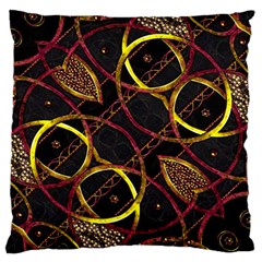 Luxury Futuristic Ornament Large Cushion Case (Two Sided)  from ArtsNow.com Back