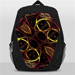 Luxury Futuristic Ornament Backpack Bag