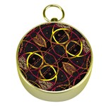 Luxury Futuristic Ornament Gold Compass