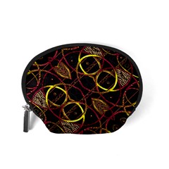 Luxury Futuristic Ornament Accessories Pouch (Small) from ArtsNow.com Back