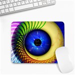 Eerie Psychedelic Eye Small Mouse Pad (Rectangle)