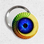 Eerie Psychedelic Eye Handbag Mirror (2.25 )