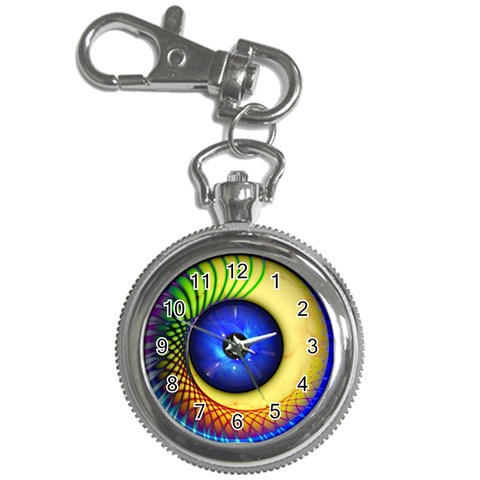 Eerie Psychedelic Eye Key Chain Watch from ArtsNow.com Front