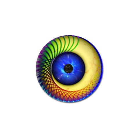 Eerie Psychedelic Eye Golf Ball Marker 10 Pack from ArtsNow.com Front