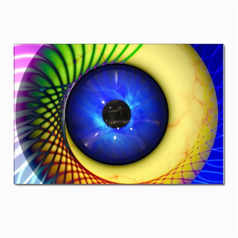 Eerie Psychedelic Eye Postcard 4 x 6  (10 Pack) from ArtsNow.com Front