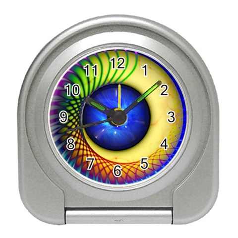 Eerie Psychedelic Eye Desk Alarm Clock from ArtsNow.com Front