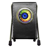 Eerie Psychedelic Eye Stationery Holder Clock