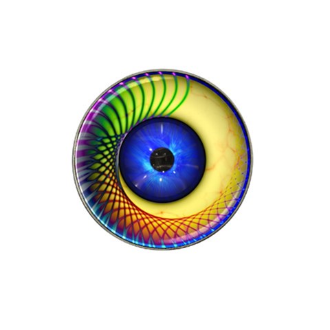 Eerie Psychedelic Eye Golf Ball Marker 4 Pack (for Hat Clip) from ArtsNow.com Front