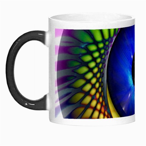 Eerie Psychedelic Eye Morph Mug from ArtsNow.com Left