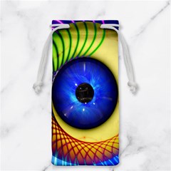 Eerie Psychedelic Eye Jewelry Bag from ArtsNow.com Front