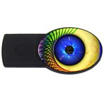 Eerie Psychedelic Eye 4GB USB Flash Drive (Oval)