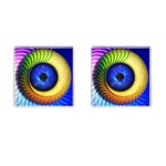 Eerie Psychedelic Eye Cufflinks (Square)