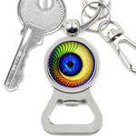 Eerie Psychedelic Eye Bottle Opener Key Chain